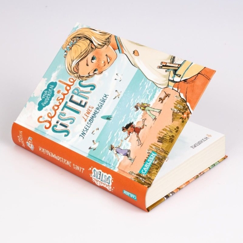 Buchcover und Innenansicht für das Buch: Seaside Sisters 1: Lenes Inselsommerglück