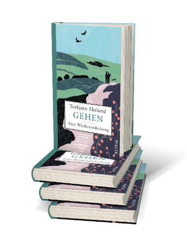 Buchcover und Innenansicht für das Buch: Stiens Historie. En reise til fots