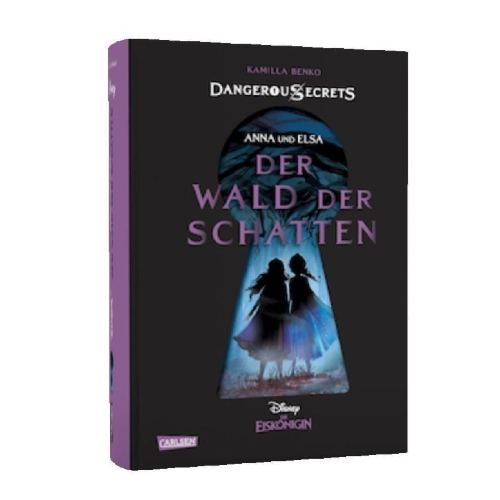 Buchcover und Innenansicht für das Buch: Disney - Dangerous Secrets 4: Elsa und Anna: DER WALD DER SCHATTEN (Die Eiskönigin)