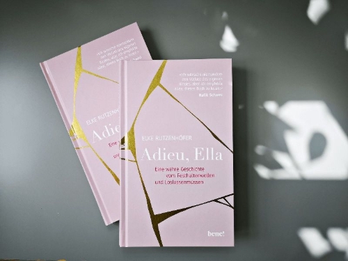 Buchcover und Innenansicht für das Buch: Adieu, Ella