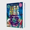 Buchcover und Innenansicht für das Buch: Super Happy Magic Forest and the Portals of Panic