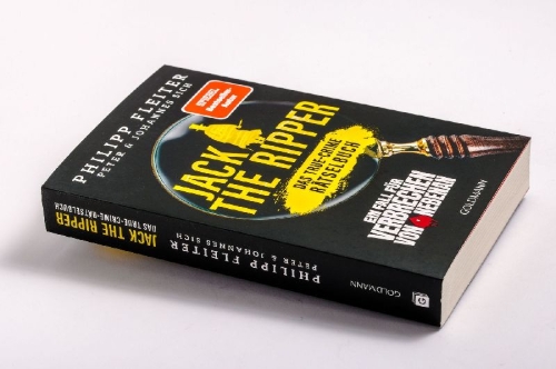 Buchcover und Innenansicht für das Buch: Jack the Ripper - ein Fall für "Verbrechen von nebenan"