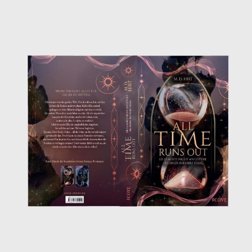 Buchcover und Innenansicht für das Buch: All Time Runs Out 1