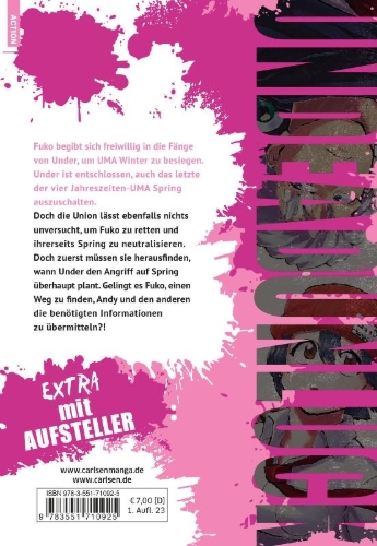 Buchcover und Innenansicht für das Buch: Undead Unluck