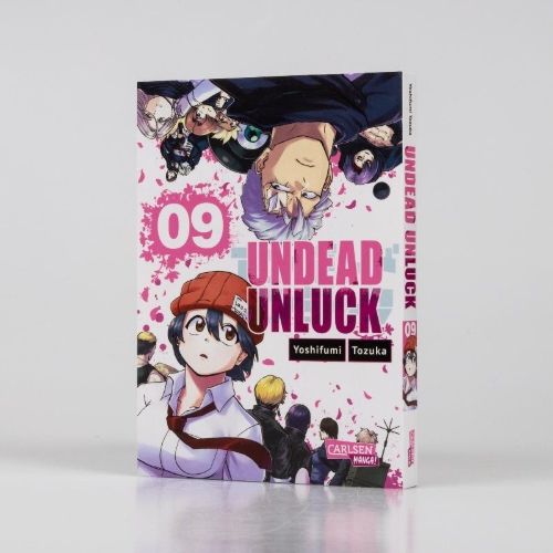 Buchcover und Innenansicht für das Buch: Undead Unluck