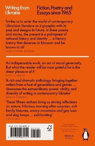 Buchcover und Innenansicht für das Buch: Writing from Ukraine