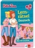 Buchcover und Innenansicht für das Buch: Bibi & Tina: Lernrätsel Deutsch ab 6 Jahren