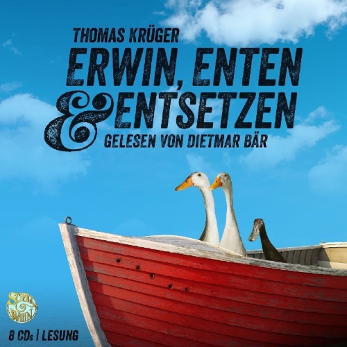 Buchcover und Innenansicht für das Buch: Erwin, Enten & Entsetzen
