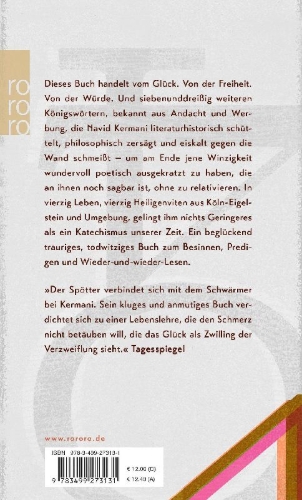 Buchcover und Innenansicht für das Buch: Vierzig Leben