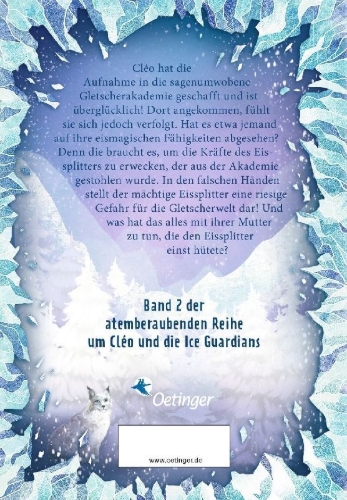 Buchcover und Innenansicht für das Buch: Ice Guardians 2. Der magische Eissplitter
