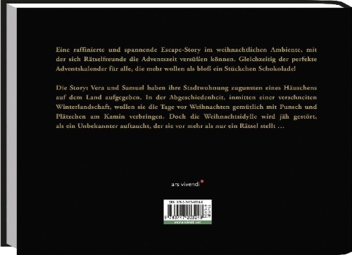 Buchcover und Innenansicht für das Buch: Escape Christmas