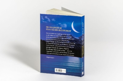 Buchcover und Innenansicht für das Buch: Das Mond-Jahrbuch 2027