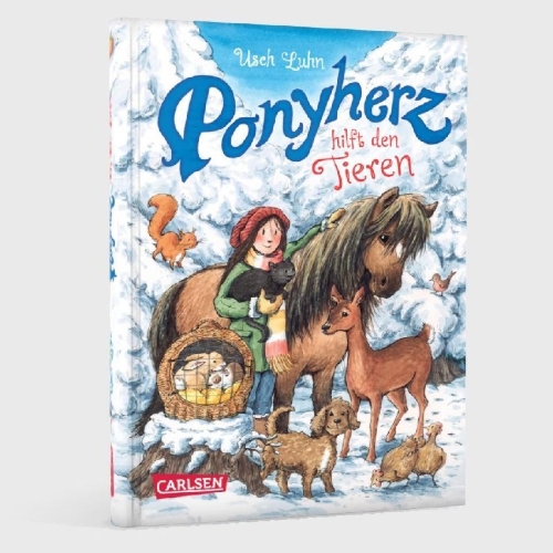 Buchcover und Innenansicht für das Buch: Ponyherz 22: Ponyherz hilft den Tieren
