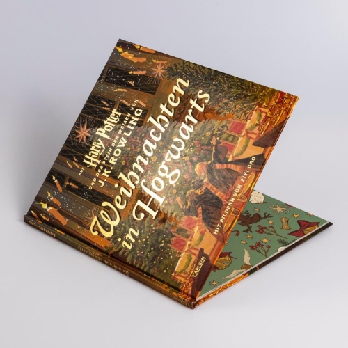 Buchcover und Innenansicht für das Buch: Christmas at Hogwarts