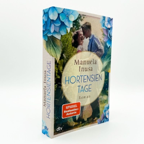 Buchcover und Innenansicht für das Buch: Hortensientage