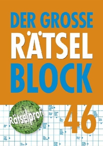 Buchcover und Innenansicht für das Buch: Der große Rätselblock 46