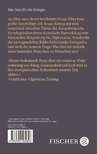 Buchcover und Innenansicht für das Buch: Das Leiden anderer betrachten