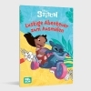Buchcover und Innenansicht für das Buch: Disney Kreative Beschäftigung: Stitch: Lustige Abenteuer zum Ausmalen