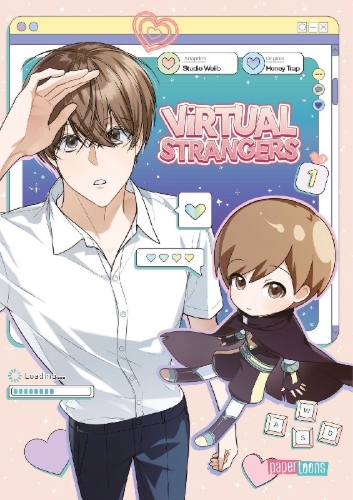 Buchcover und Innenansicht für das Buch: Virtual Strangers 01