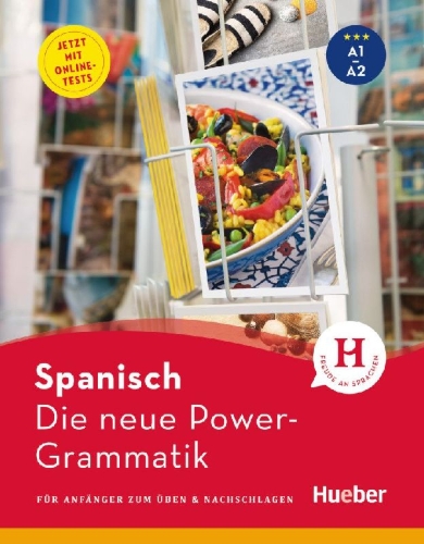 Buchcover und Innenansicht für das Buch: Die neue Power-Grammatik Spanisch