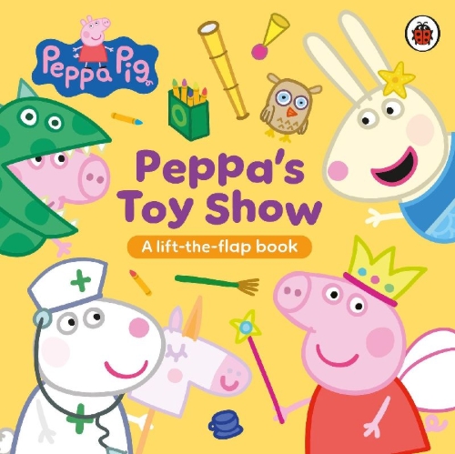 Buchcover und Innenansicht für das Buch: Peppa Pig: Peppa's Toy Show