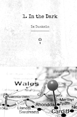 Buchcover und Innenansicht für das Buch: Langenscheidt Krimi zweisprachig Englisch - In the Dark - Im Dunkeln (A1/A2)