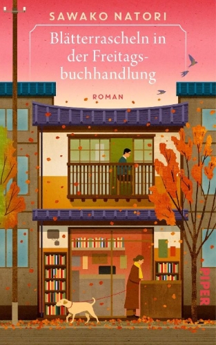 Buchcover und Innenansicht für das Buch: Blätterrascheln in der Freitagsbuchhandlung