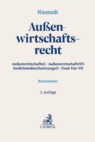 Buchcover und Innenansicht für das Buch: Außenwirtschaftsrecht