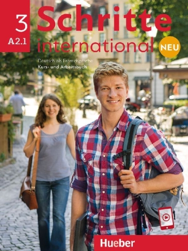 Buchcover und Innenansicht für das Buch: Schritte international Neu 3. Kursbuch + Arbeitsbuch mit Audios online
