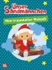 Buchcover und Innenansicht für das Buch: Sandmännchen: Mein traumhafter Malspaß