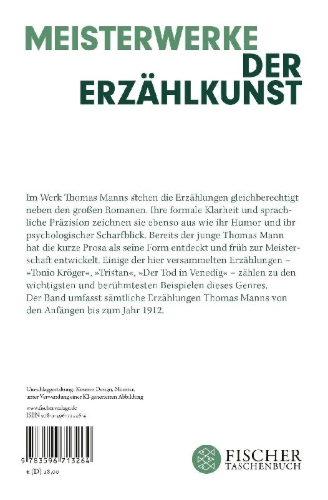 Buchcover und Innenansicht für das Buch: Frühe Erzählungen 1893-1912