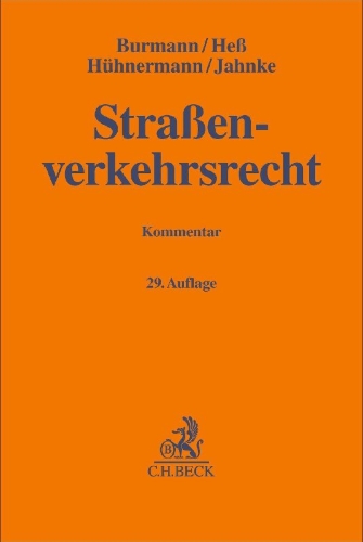 Buchcover und Innenansicht für das Buch: Straßenverkehrsrecht