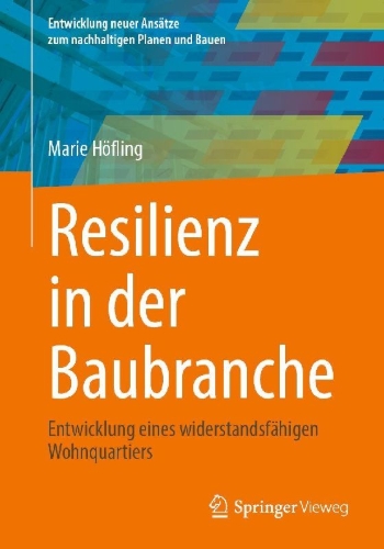 Buchcover und Innenansicht für das Buch: Resilienz in der Baubranche