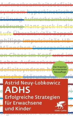Buchcover und Innenansicht für das Buch: ADHS - Erfolgreiche Strategien für Erwachsene und Kinder