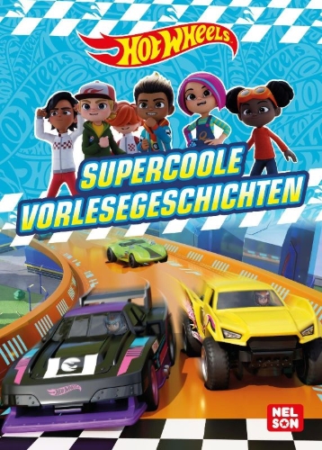 Buchcover und Innenansicht für das Buch: Hot Wheels: Supercoole Vorlesegeschichten