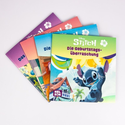Buchcover und Innenansicht für das Buch: 4er-Set Maxi-Mini 61: Disney Stitch