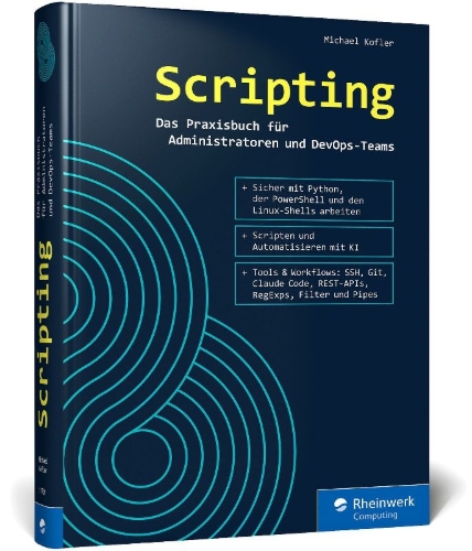 Buchcover und Innenansicht für das Buch: Scripting