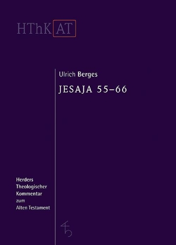 Buchcover und Innenansicht für das Buch: Jesaja 55-66