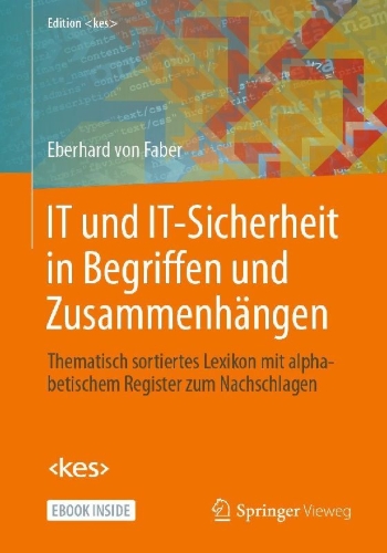 Buchcover und Innenansicht für das Buch: IT und IT-Sicherheit in Begriffen und Zusammenhängen