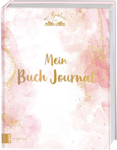 Buchcover und Innenansicht für das Buch: My Booklove: Mein Buch Journal - Light