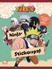Buchcover und Innenansicht für das Buch: Naruto: Ninja-Stickerspaß