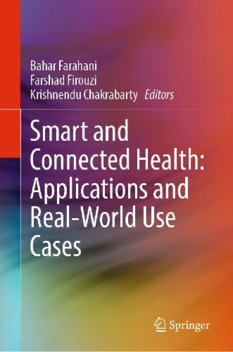 Buchcover und Innenansicht für das Buch: Smart and Connected Health: Applications and Real-World Use Cases