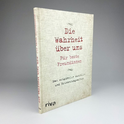 Buchcover und Innenansicht für das Buch: Die Wahrheit über uns - Für beste Freundinnen