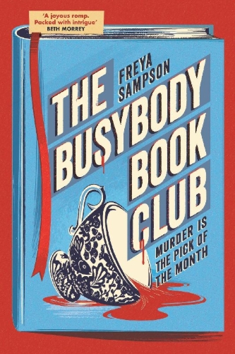 Buchcover und Innenansicht für das Buch: The Busybody Book Club
