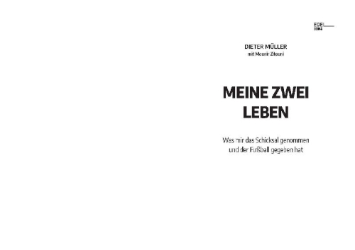 Buchcover und Innenansicht für das Buch: Meine zwei Leben