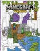 Buchcover und Innenansicht für das Buch: Minecraft: Das ultimative Minecraft-Malbuch