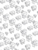 Buchcover und Innenansicht für das Buch: Minecraft: Das ultimative Minecraft-Malbuch