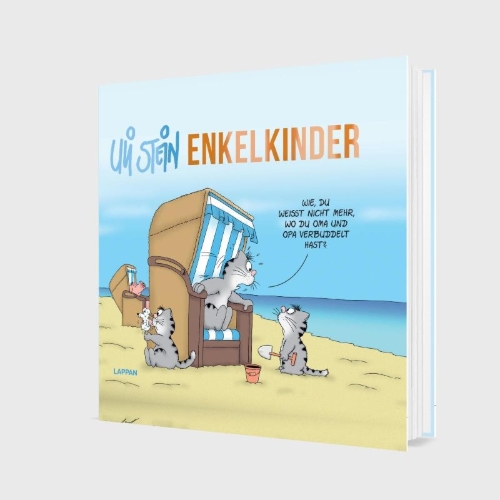 Buchcover und Innenansicht für das Buch: Uli Stein: Plötzlich Familie!: Enkelkinder!