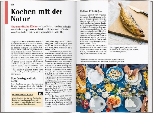 Buchcover und Innenansicht für das Buch: DUMONT Reise-Taschenbuch Reiseführer Schweden, Der Süden