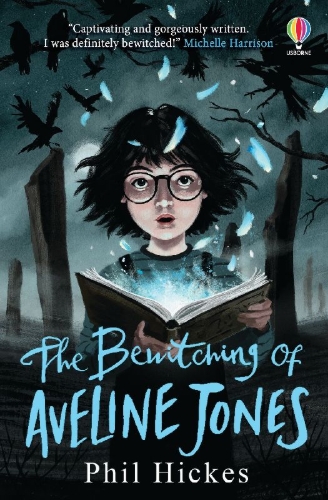 Buchcover und Innenansicht für das Buch: The Bewitching of Aveline Jones